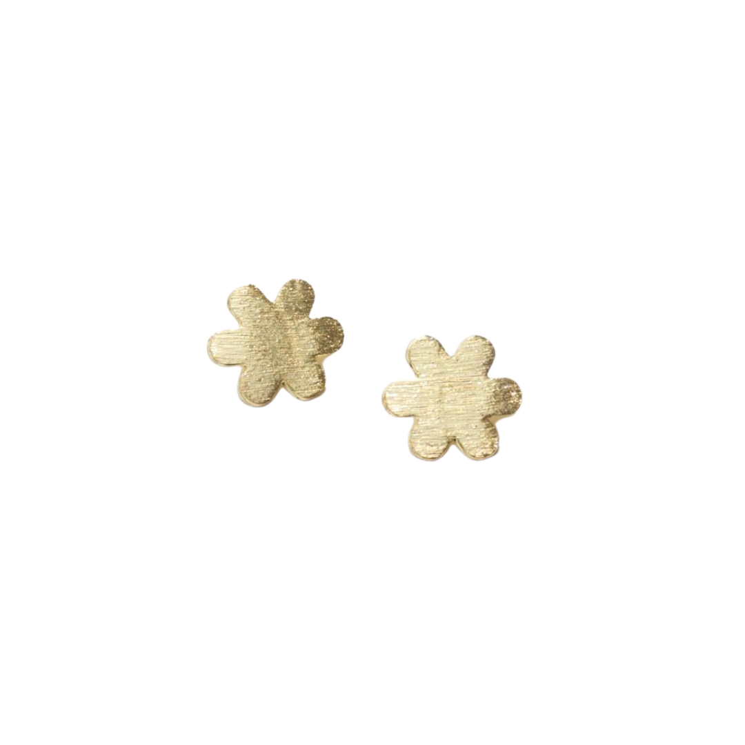 Petite Flower Studs Gold