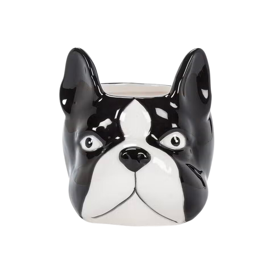 Large Dog Head Planter