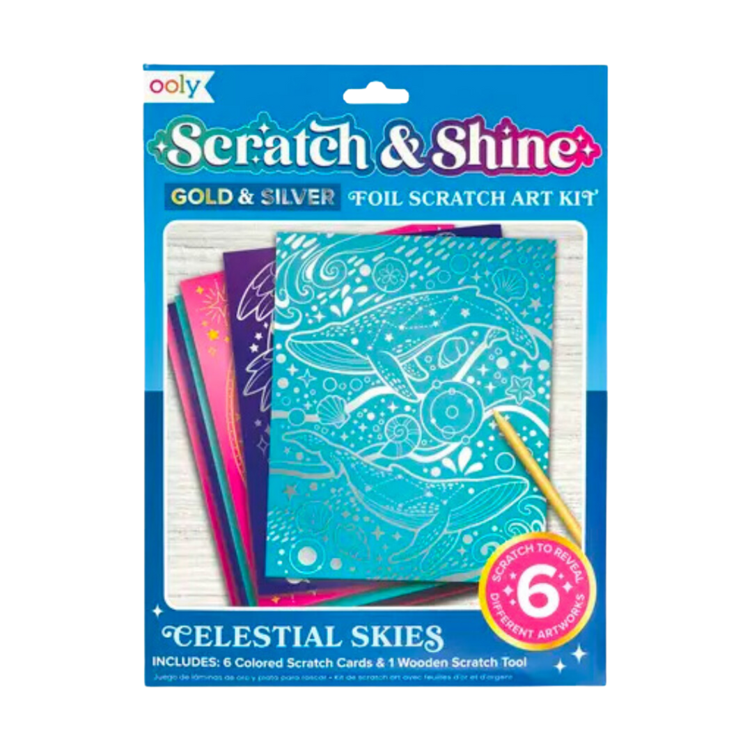 Scratch & Shine Scratch Cards - Celestial Skies (7 PC Set)