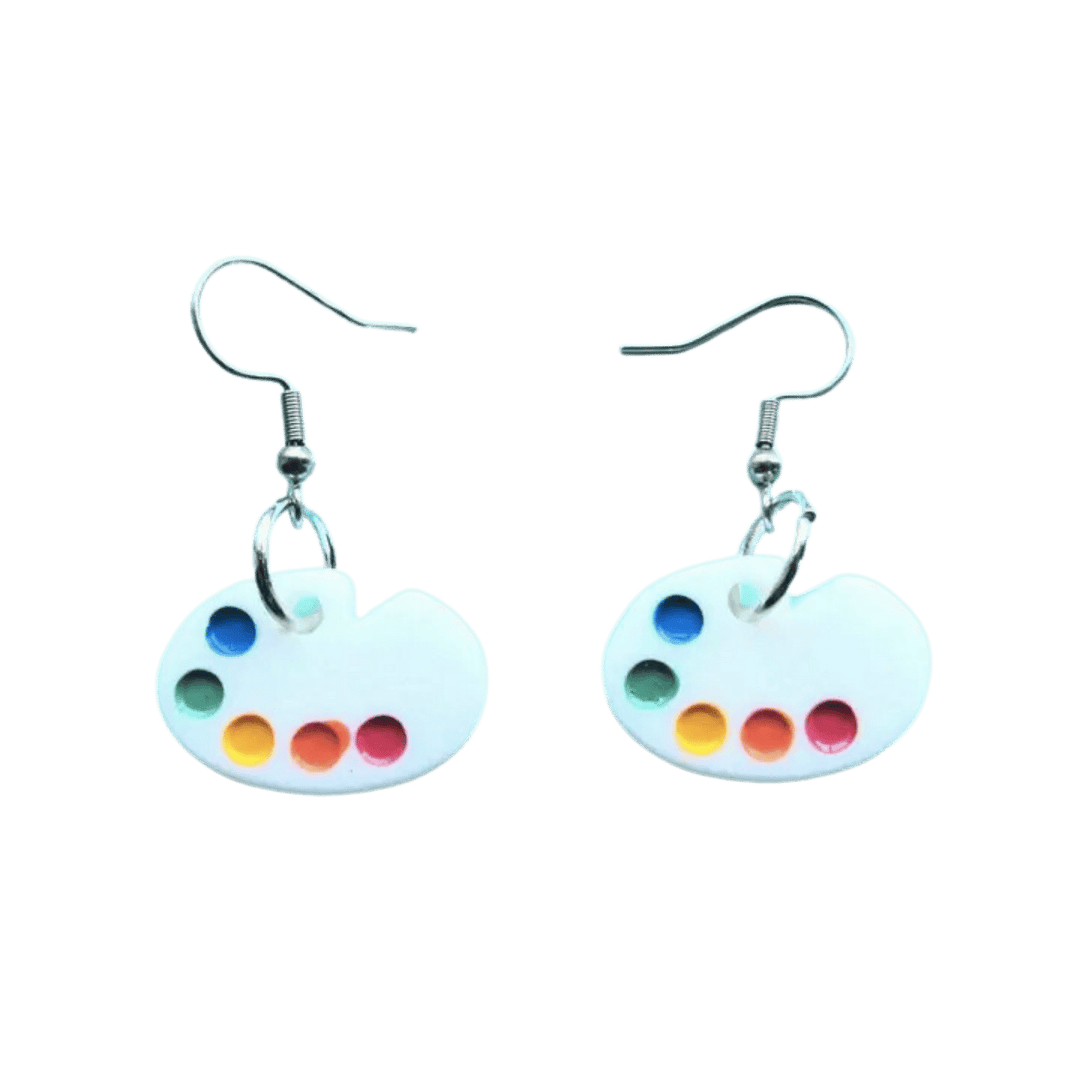 Paint Palette Earrings