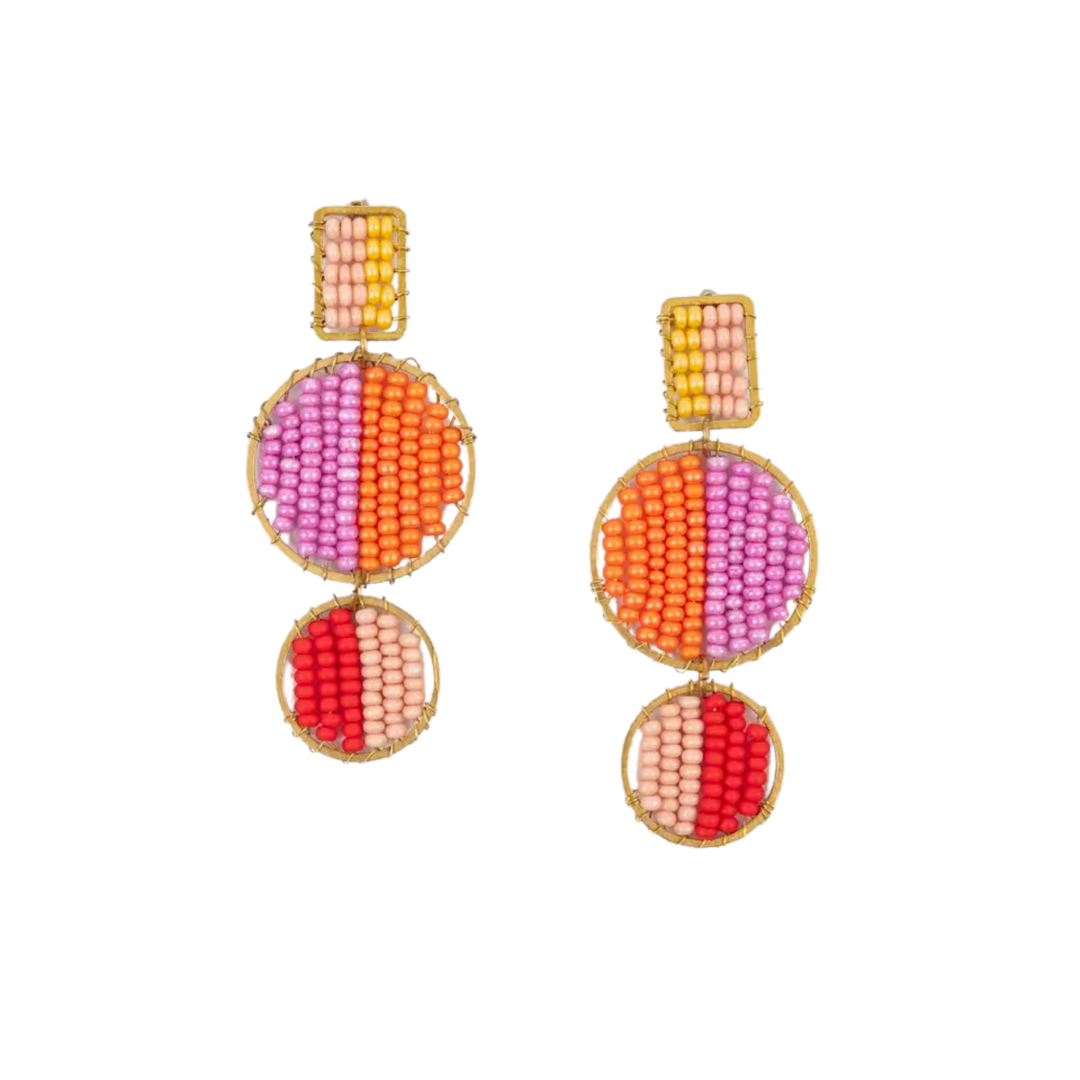 Mod Block Earrings