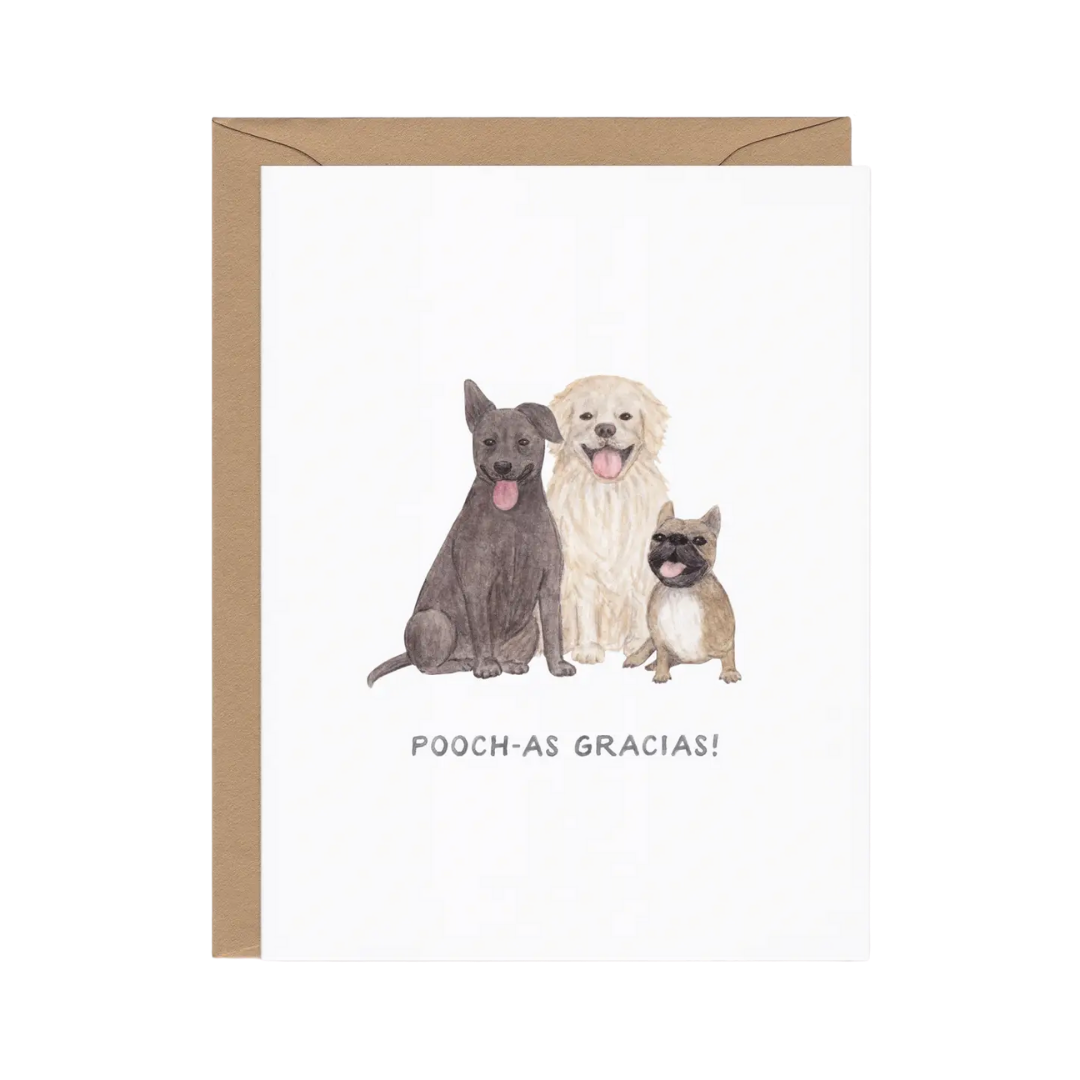 Pooch-As Gracias Thank You Card