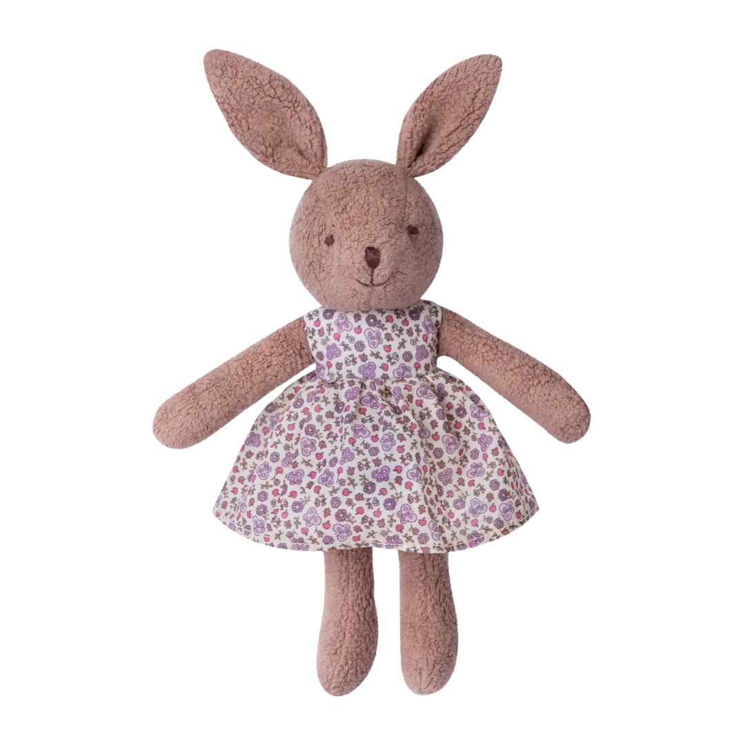 Cocoa Brown Little Plush Bunny