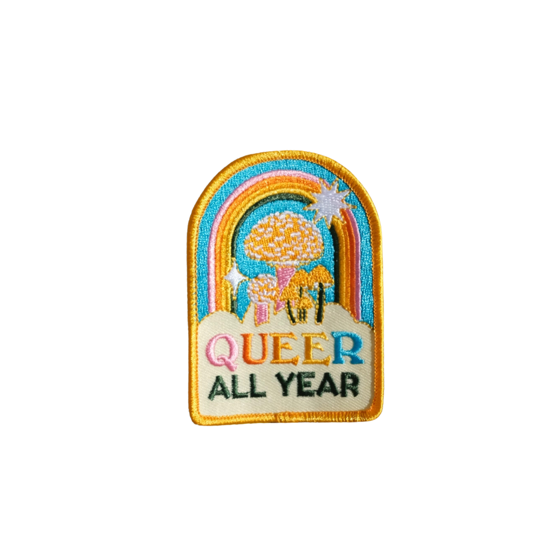 Ash + Chess Queer All Year Patch