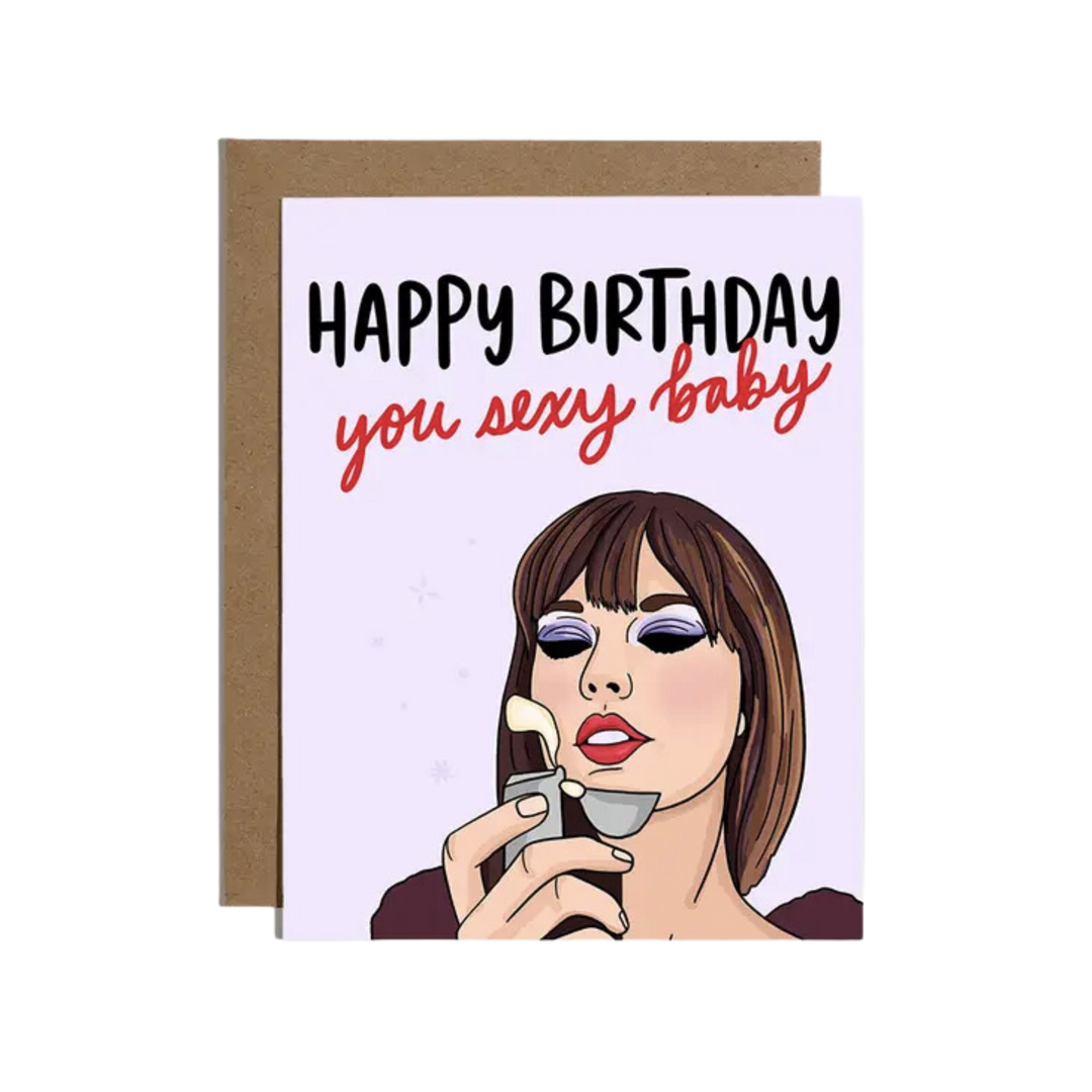 Sexy Baby Birthday Card
