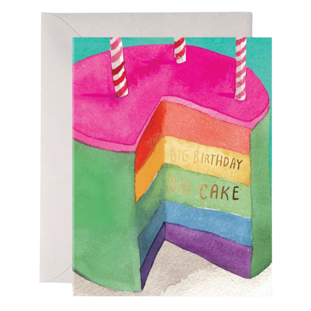 Big Cake Birthday Greeting Card