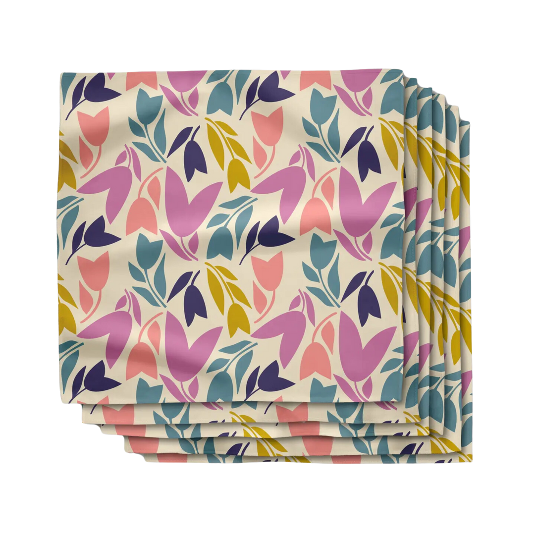 Tulip Tumble Dinner Napkin Set