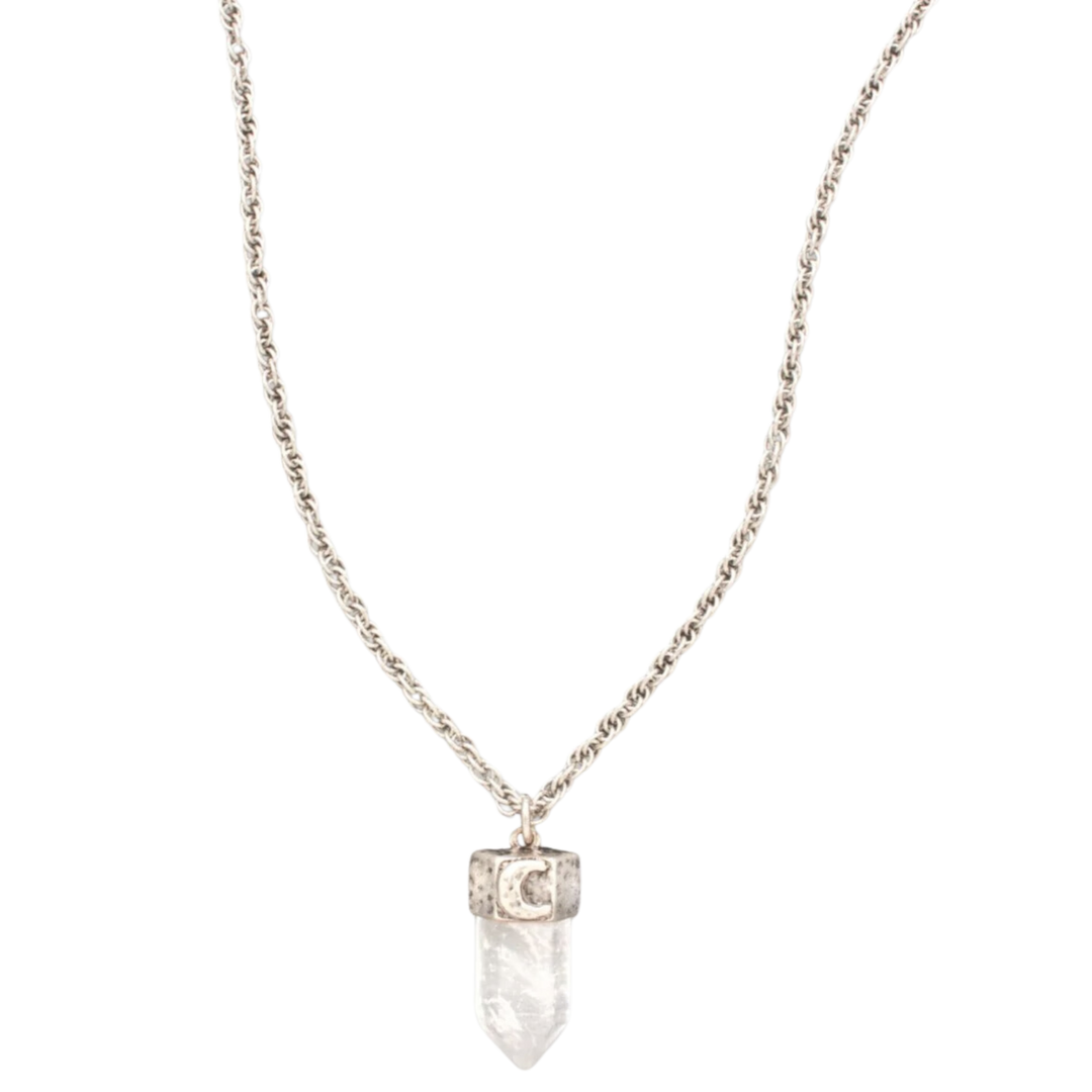 Moon Magic Crystal Necklace | Silver