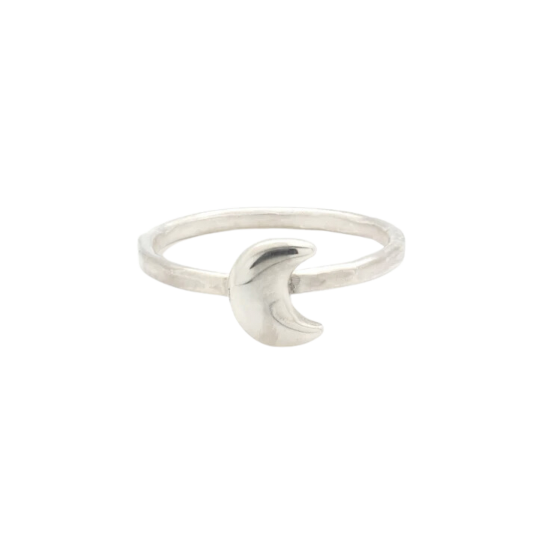 Moon Stacking Ring | Silver