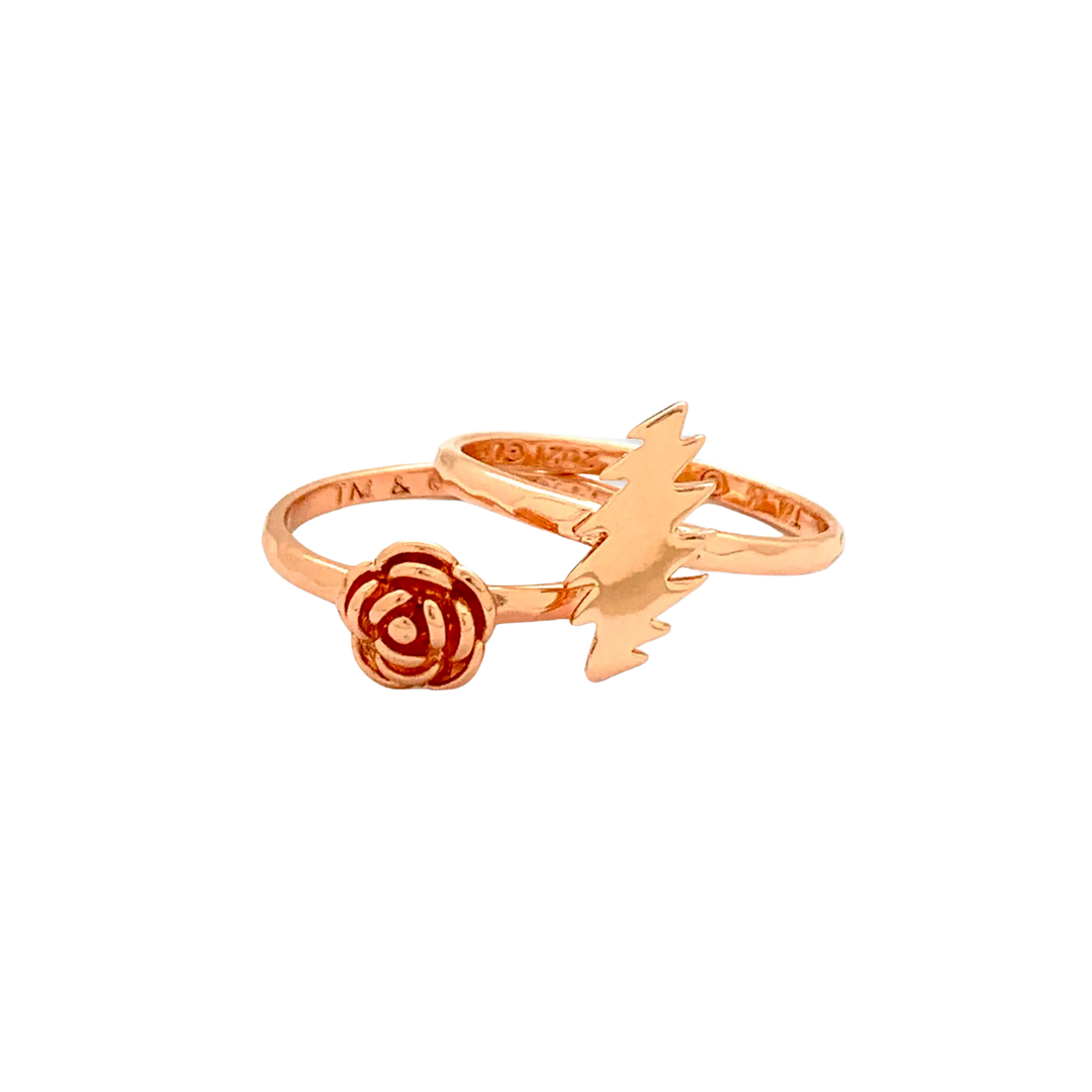 Crazy Fingers Stacking Rings - Rose Gold
