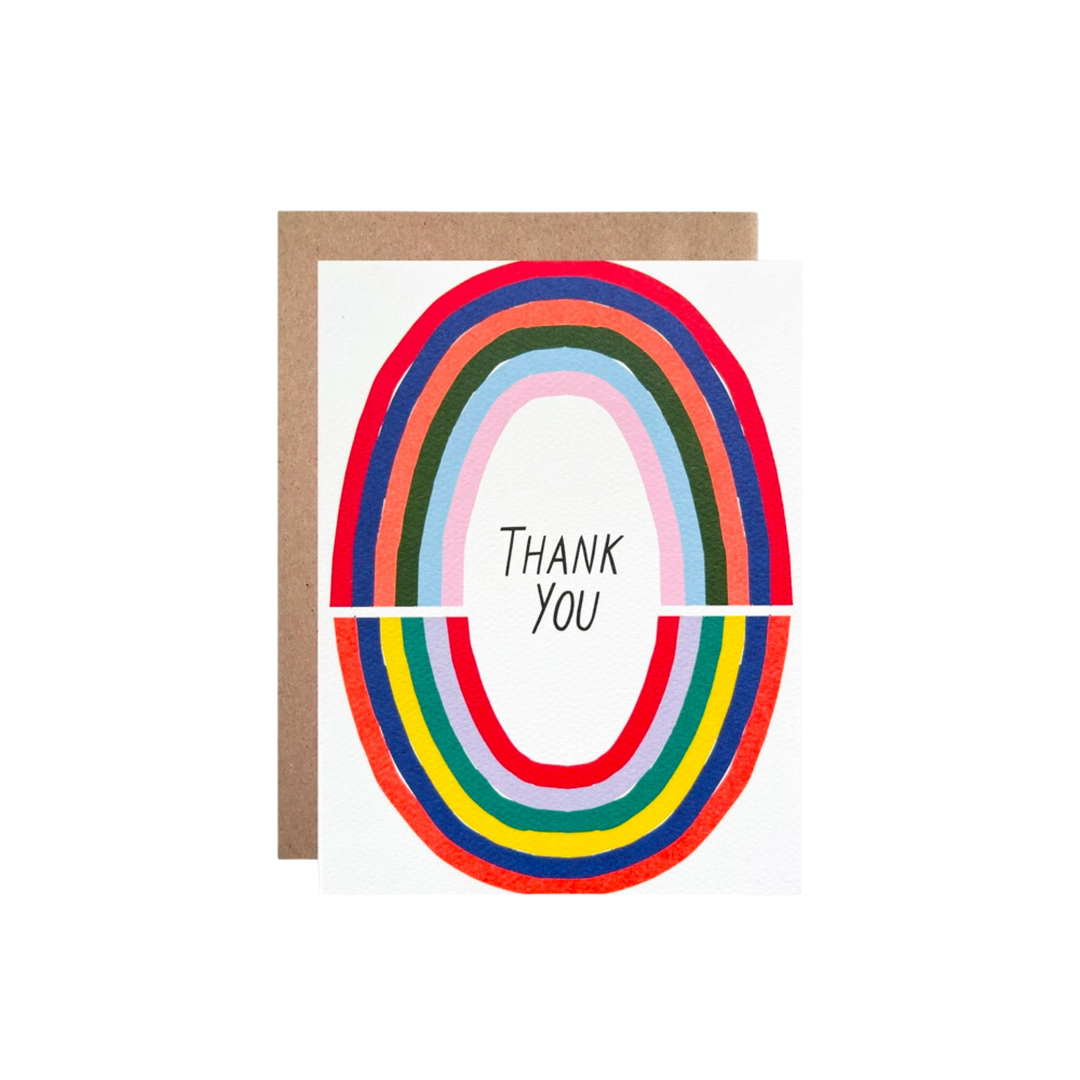 Thank You Rainbow Arches Card