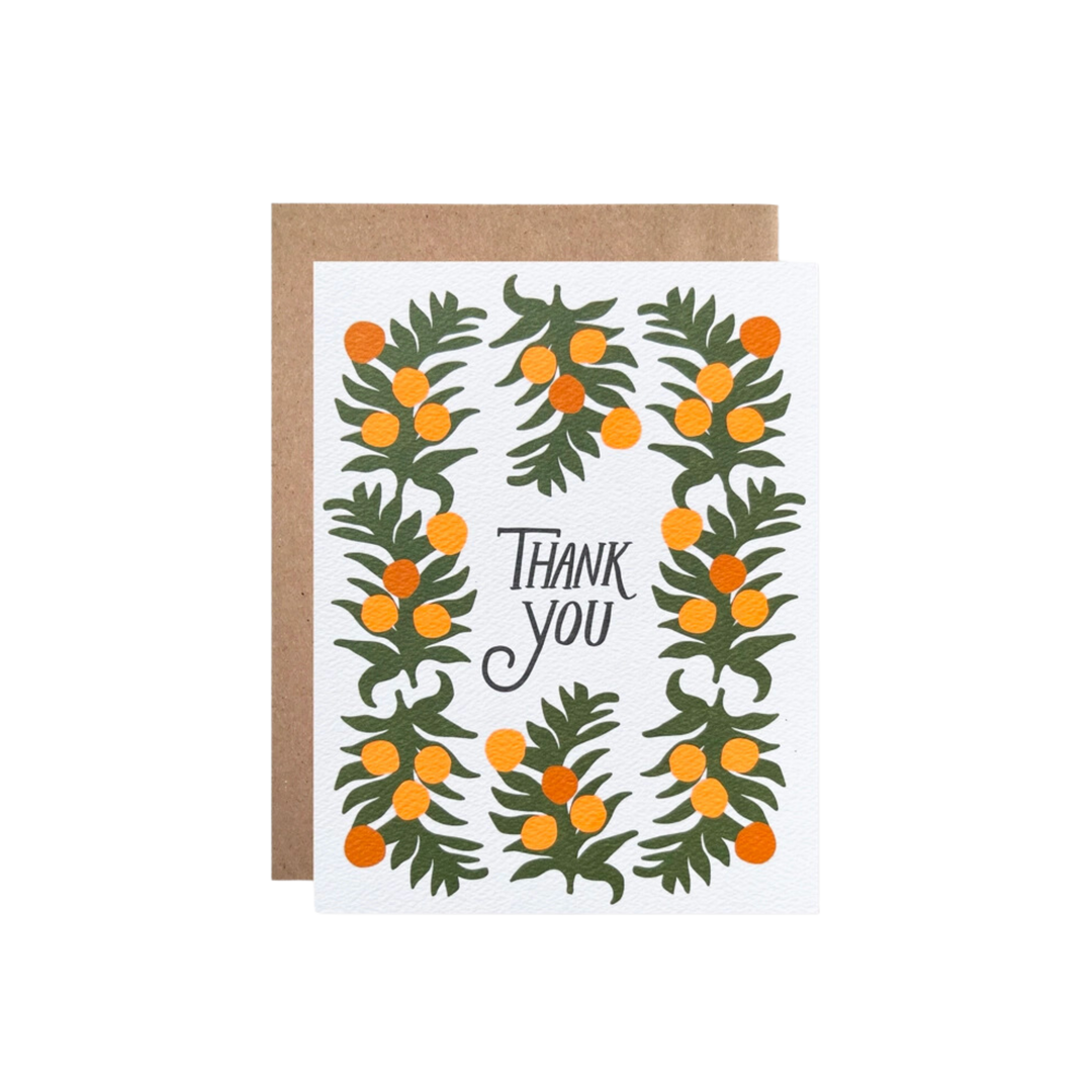 Thank You Oranges Card