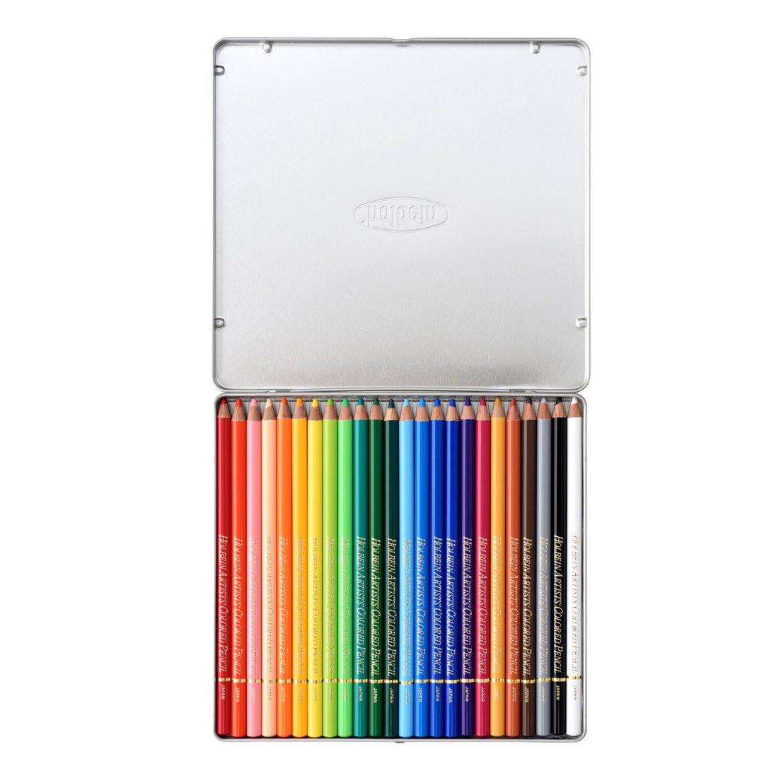 Holbein Artists' Oil Colored Pencils - Set of 24