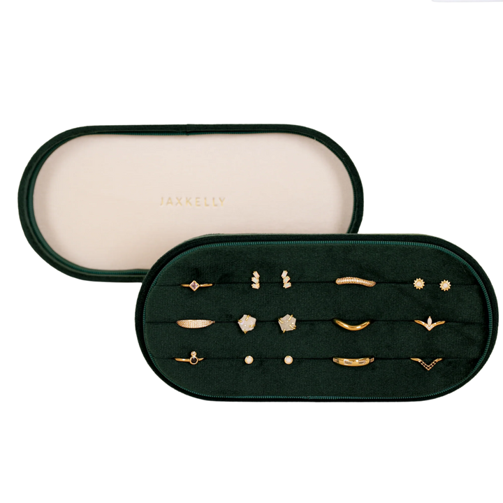Velvet Jewelry Box - Large Oval