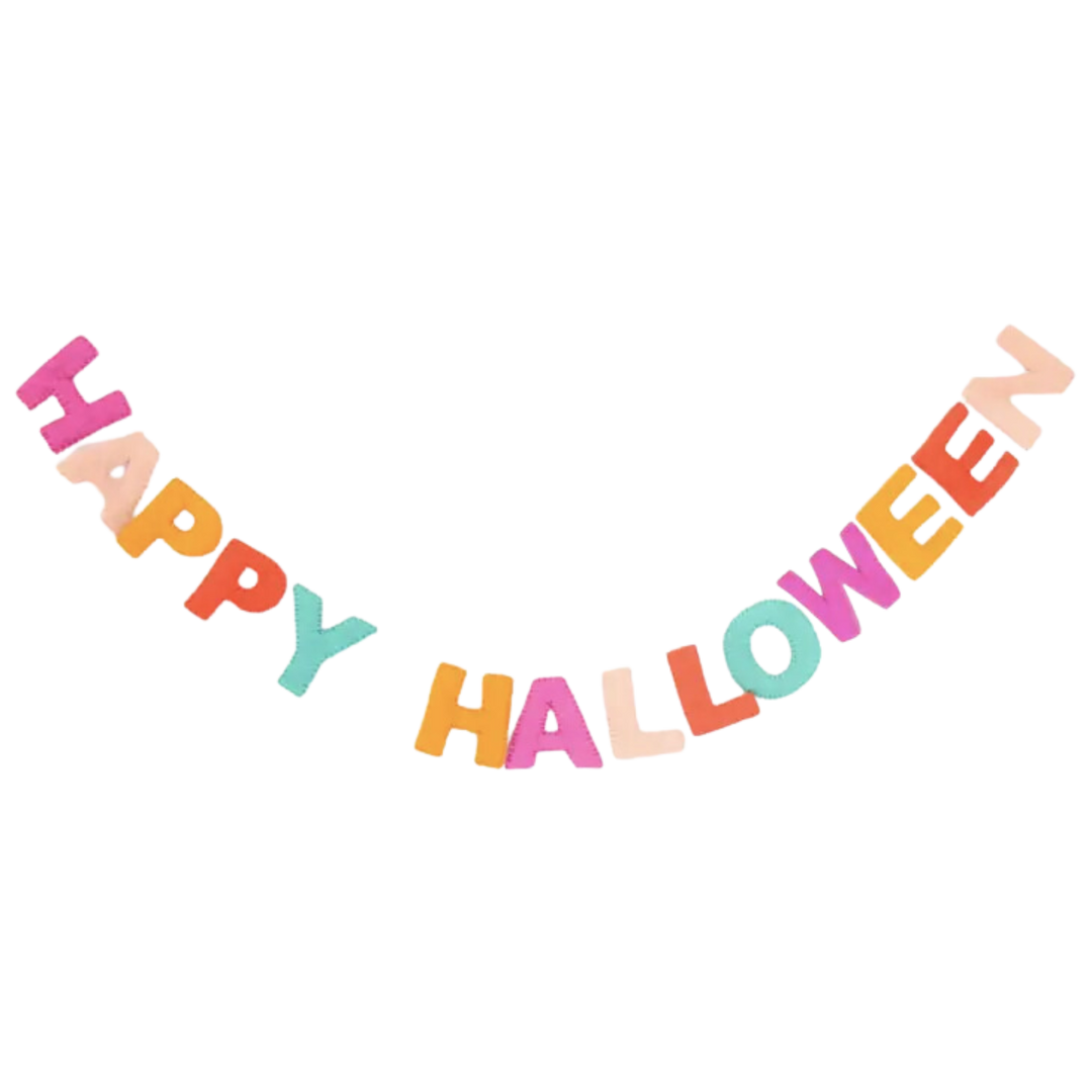 Happy Halloween Felt Garland