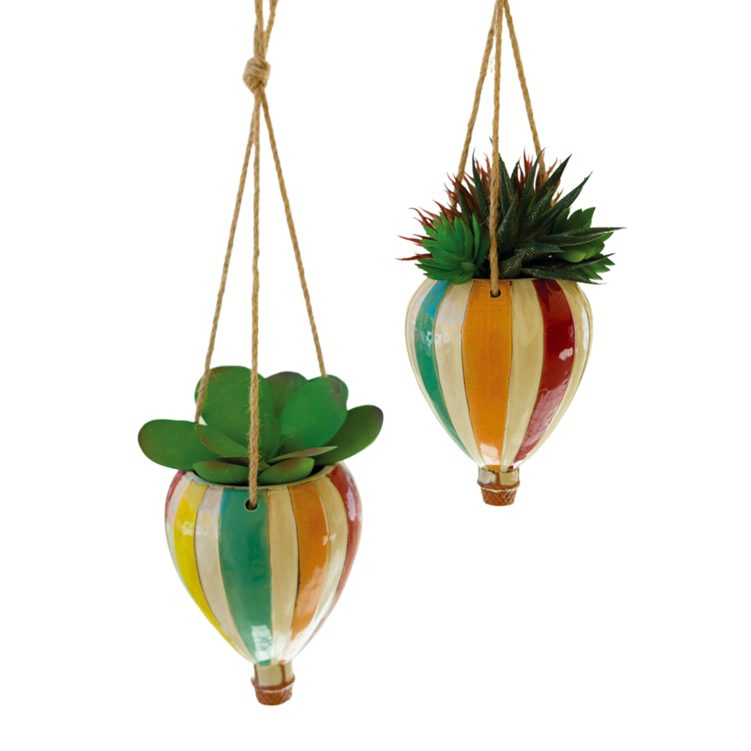 Hot Air Balloon Hanging Planter