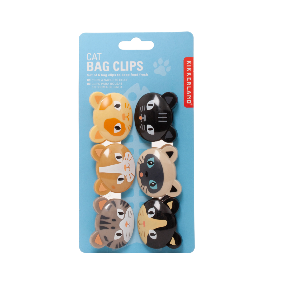 Cat Bag Clips - Set of 6