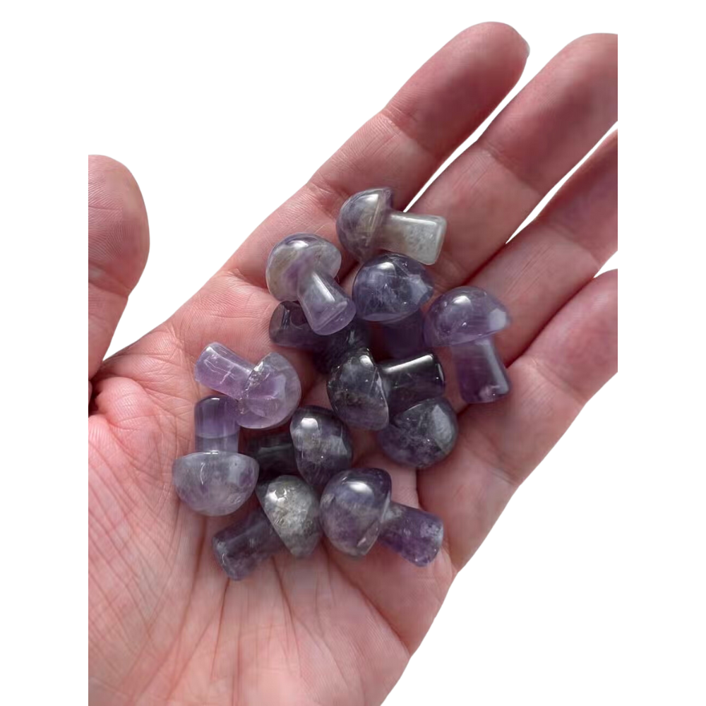 Amethyst Mini Mushrooms
