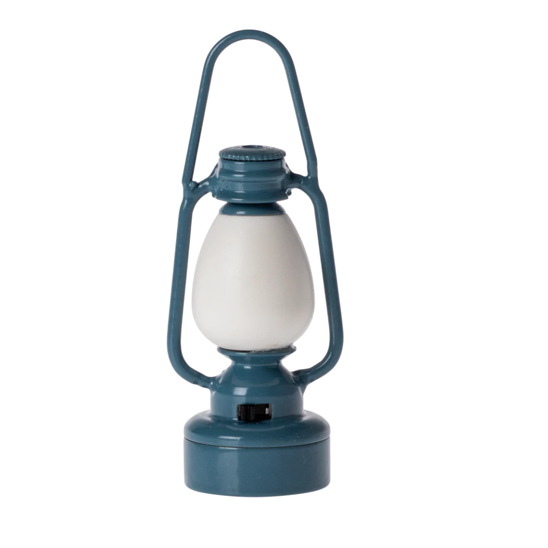 Vintage Mouse Lantern - Blue