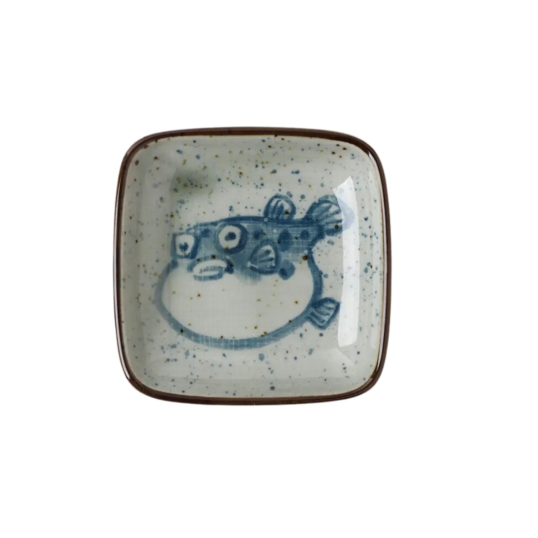 Sauce Dish 3.5" Puffer Fish