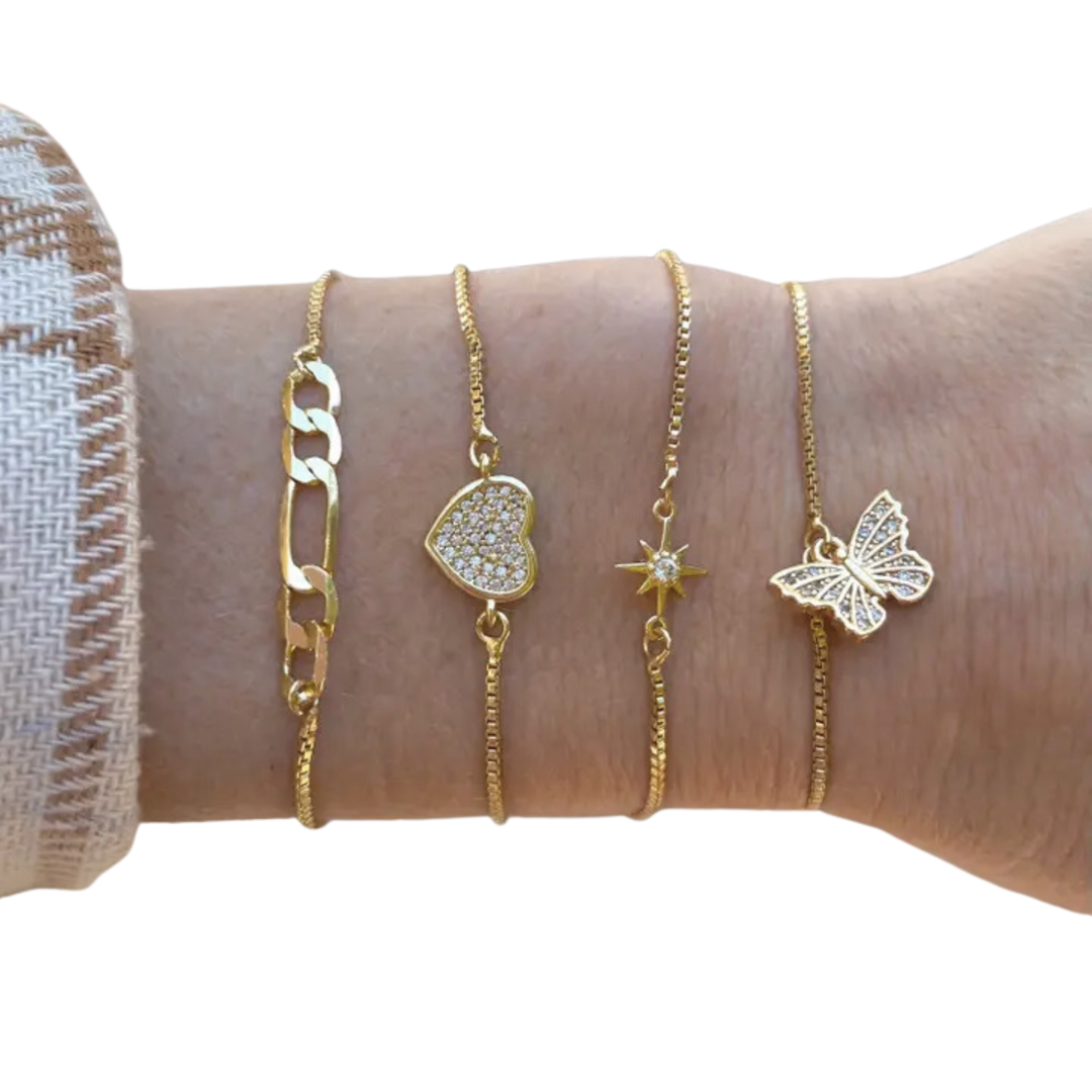 Minka Gold Slider Bracelet