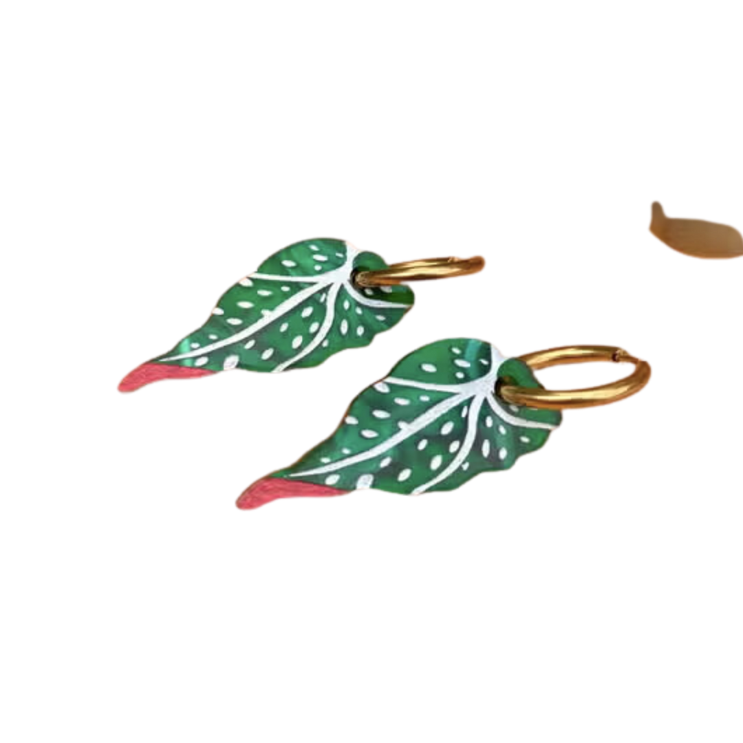 Begonia Leaf Earrings