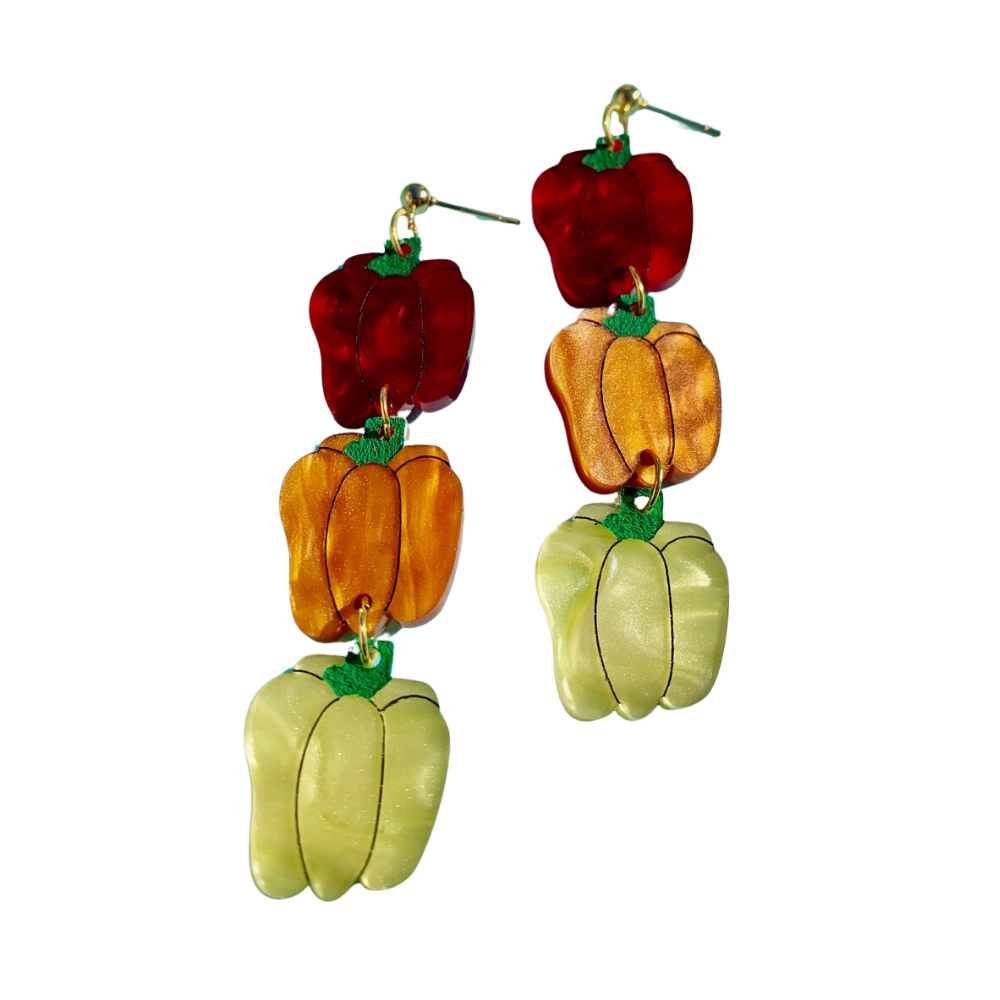 Bell Pepper Earrings