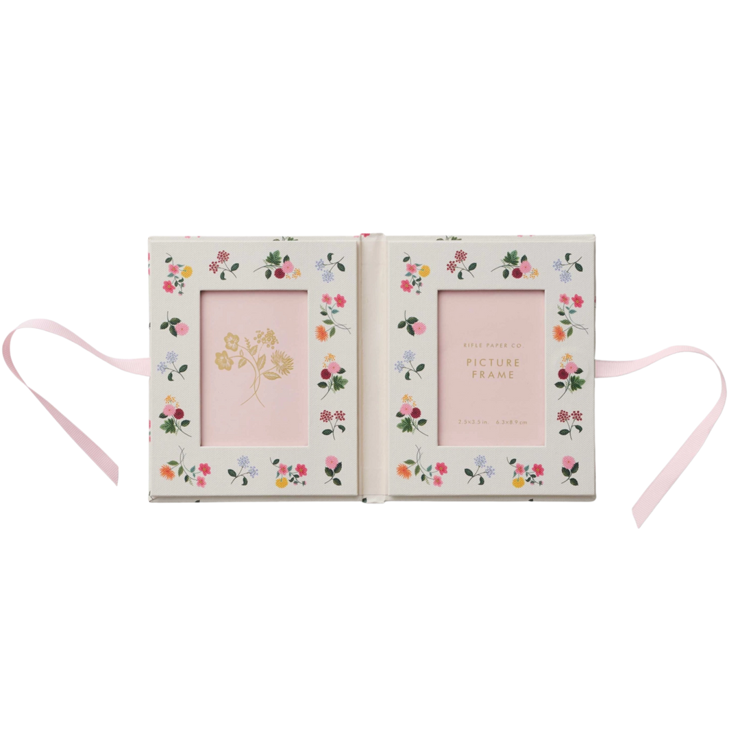 Ditsy Dahlia Folio Paper Wrapped Picture Frame