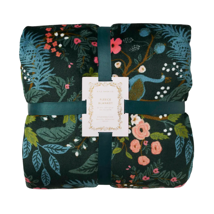 Peacock Fleece Blanket