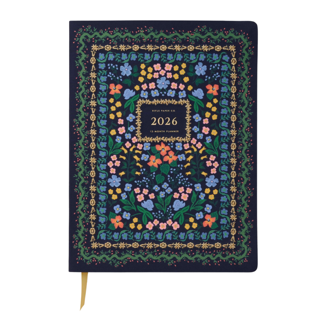 2026 Wildwood 12-Month Embroidered Bookbound Planner