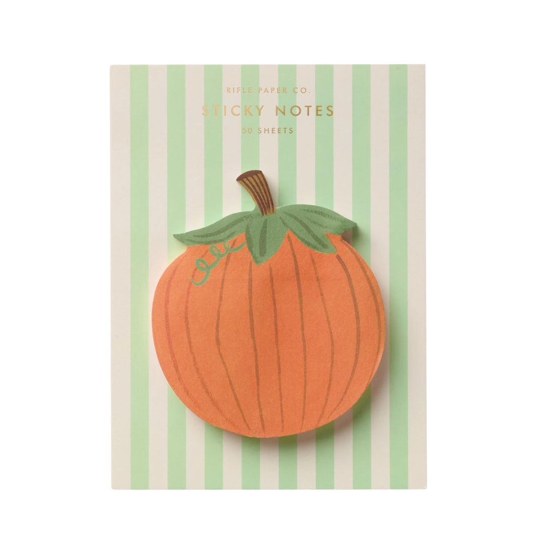 Pumpkin Sticky Notes