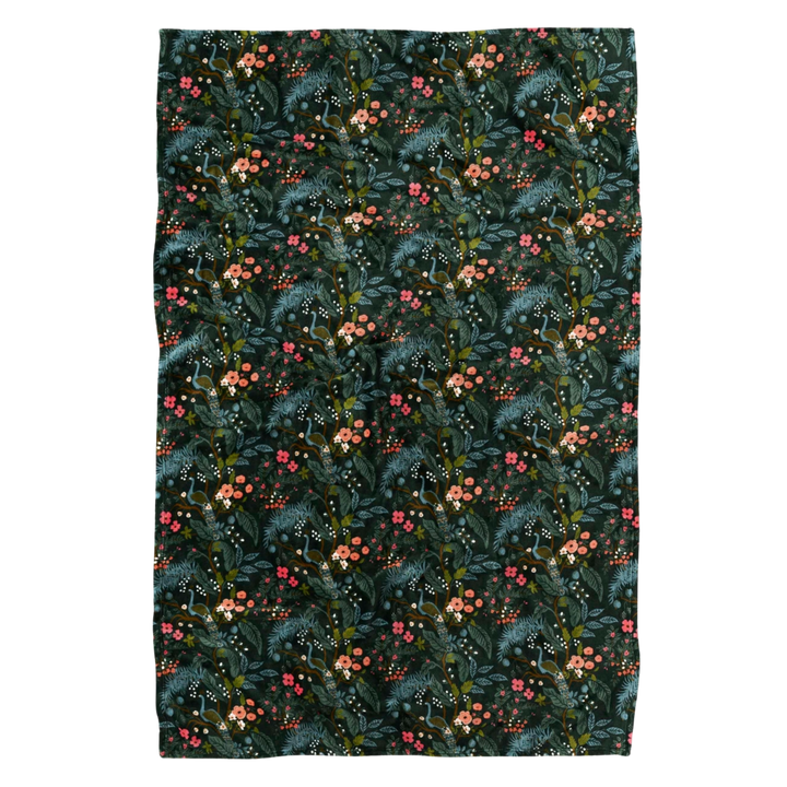 Peacock Fleece Blanket