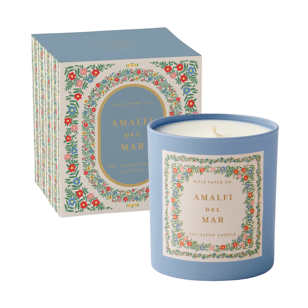 Rosette Amalfi Del Mar 9 oz Glass Candle