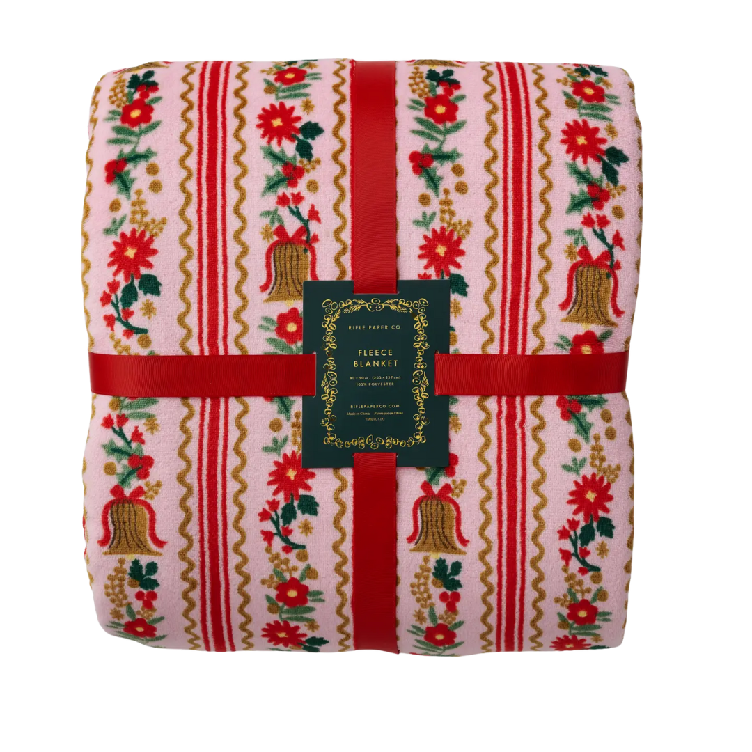 Holly Jolly Fleece Blanket