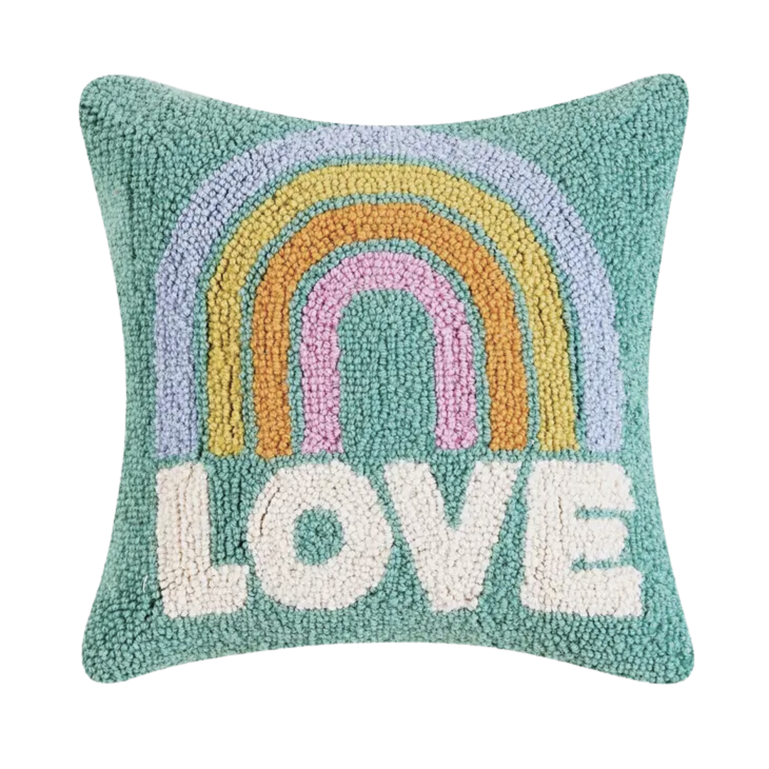 Rainbow of Love Hook Pillow