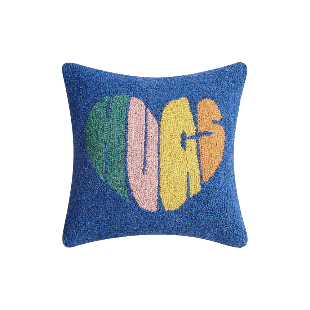 Hugs Heart Hook Pillow