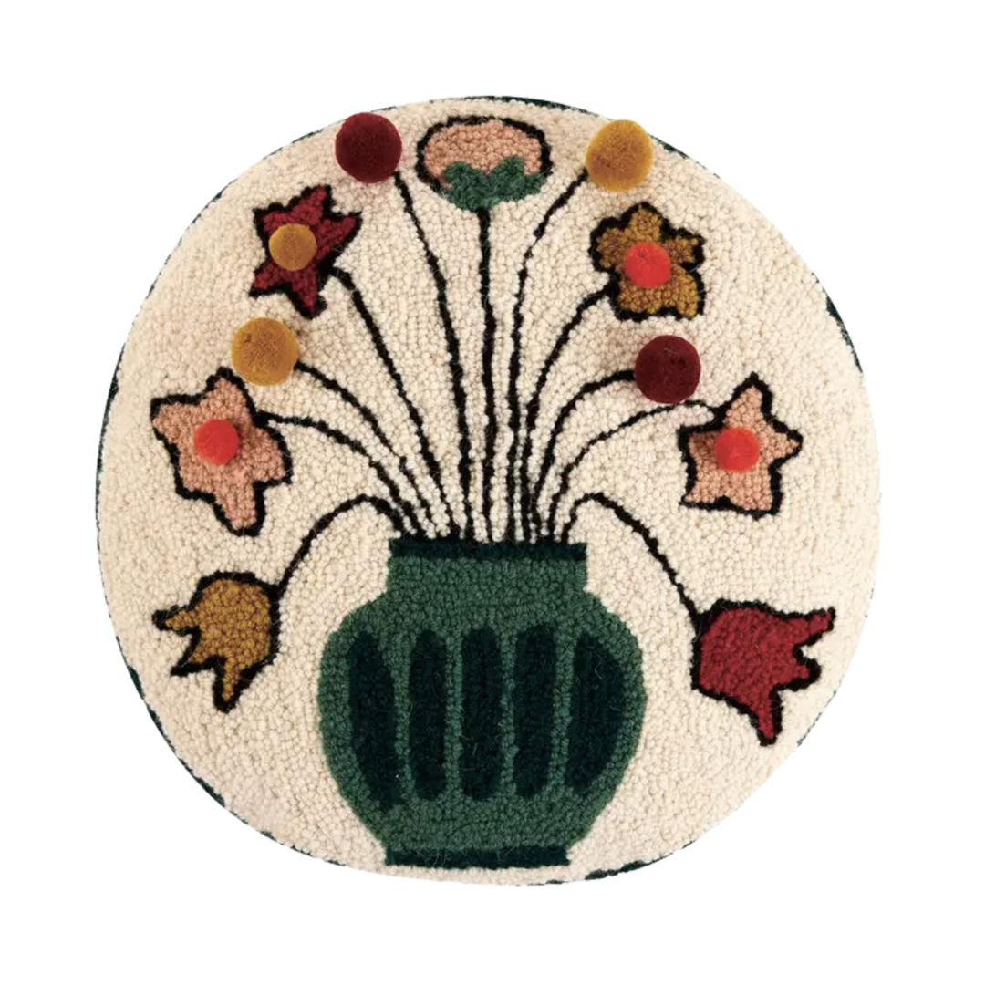 You Deserve Some Flowers Tassels Pillow