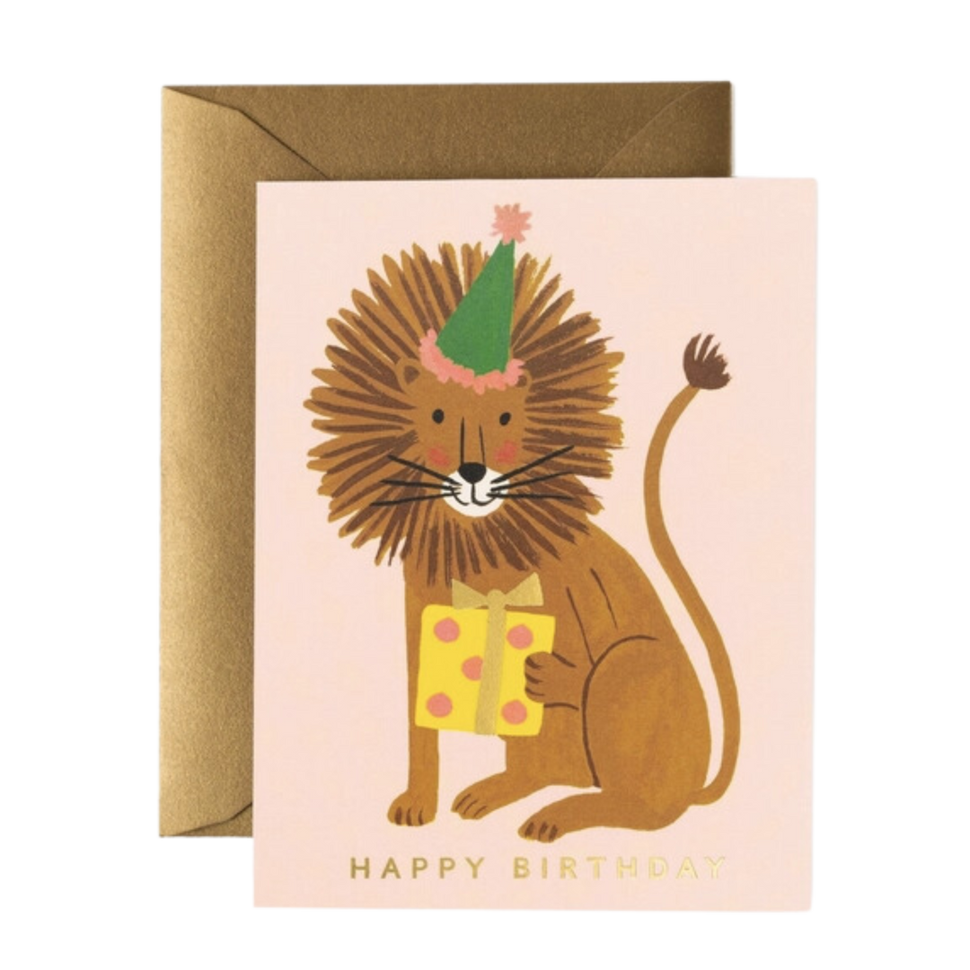 Lion Birthday Card