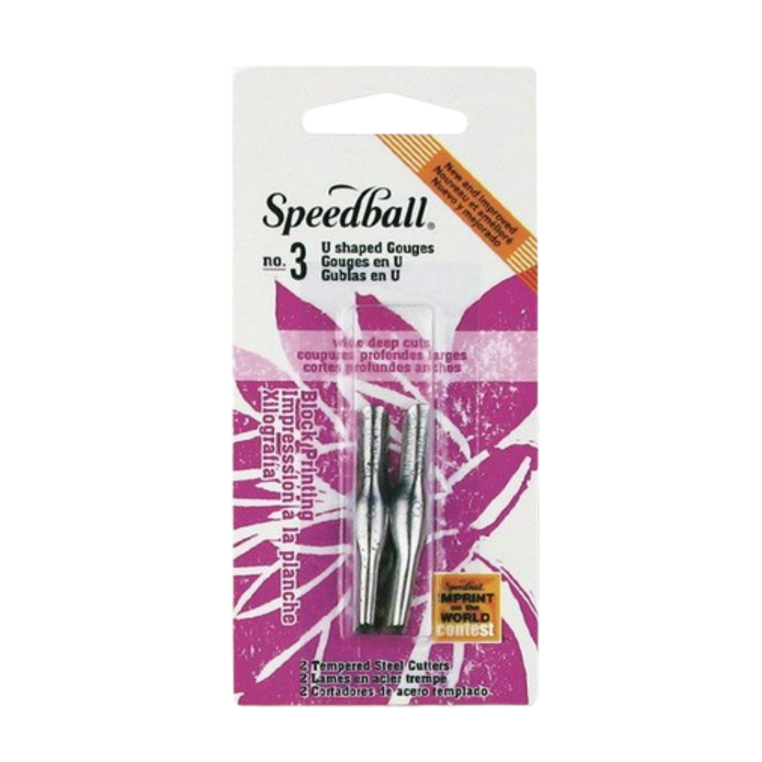 Linoleum Cutter 2 Pack - #3 Small U Gouge