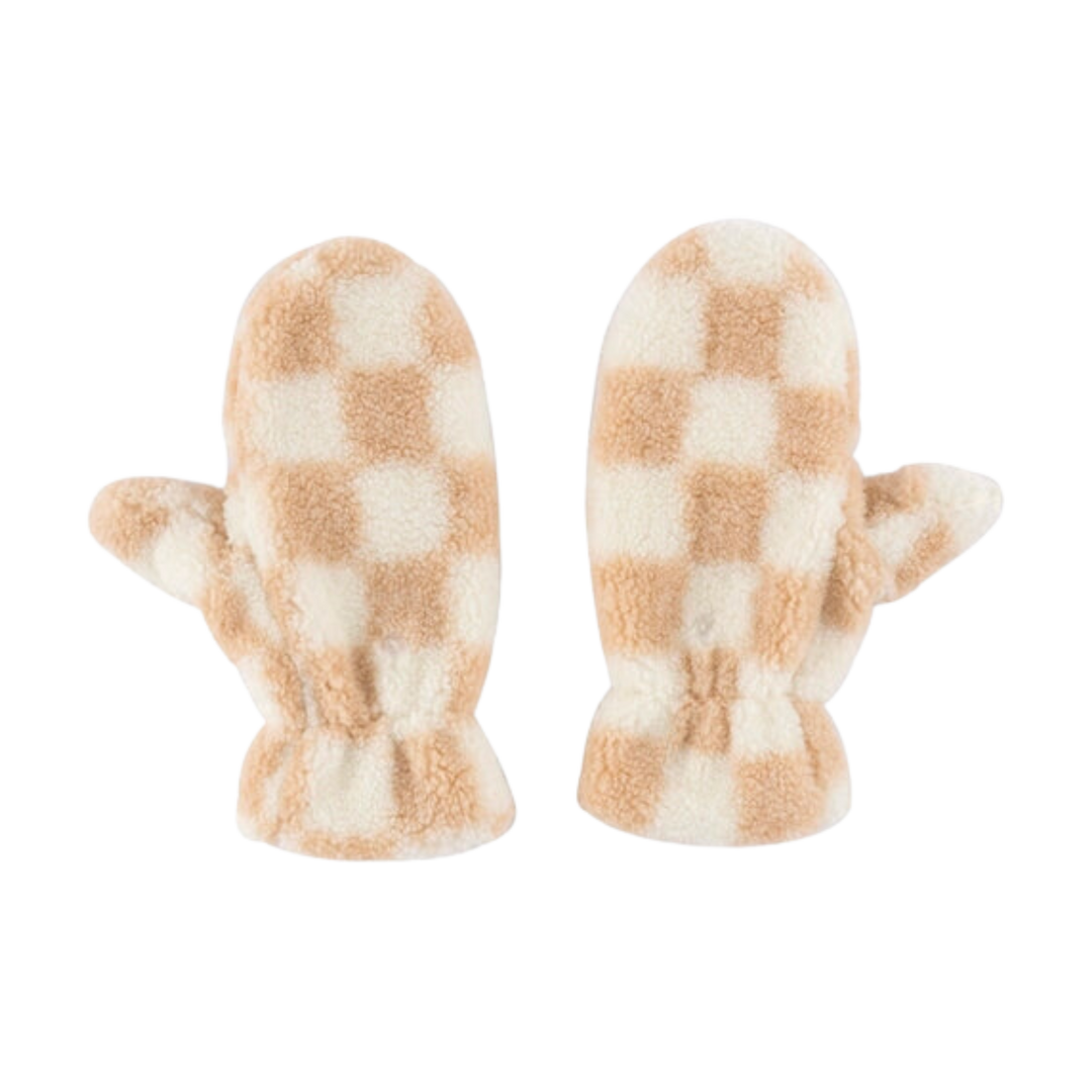 Anya Checker Mittens