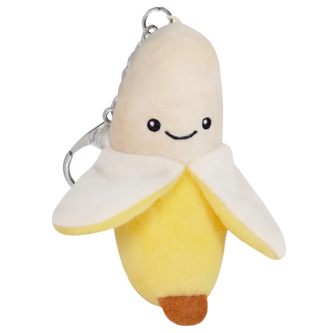 Micro Comfort Food Banana - Backpack Clip, Keychain
