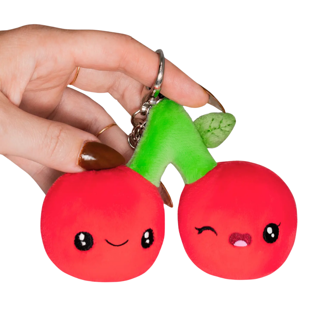 Micro Comfort Food Cherries Keychain