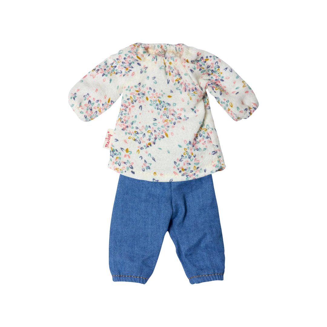 Maileg Sister Blouse and Jeans