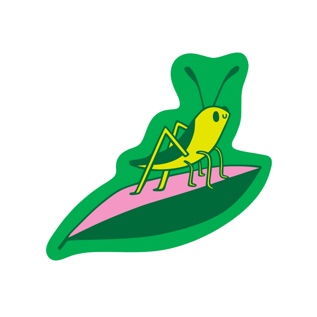 Grasshopper Sticker