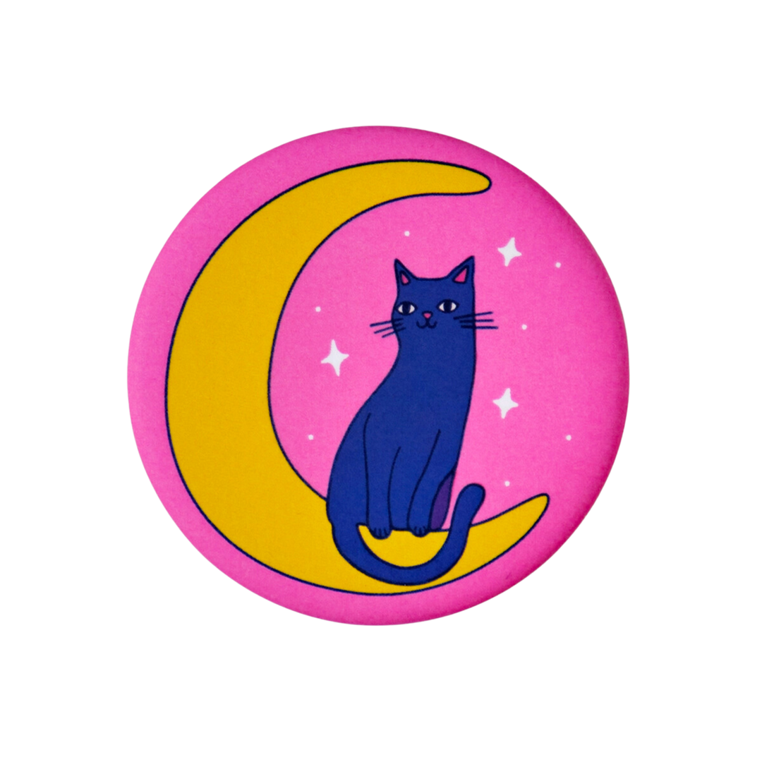 Moon Kitty Magnet
