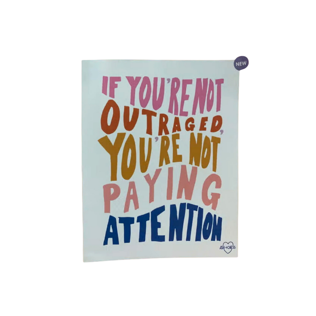 Outraged Art Print 11X14