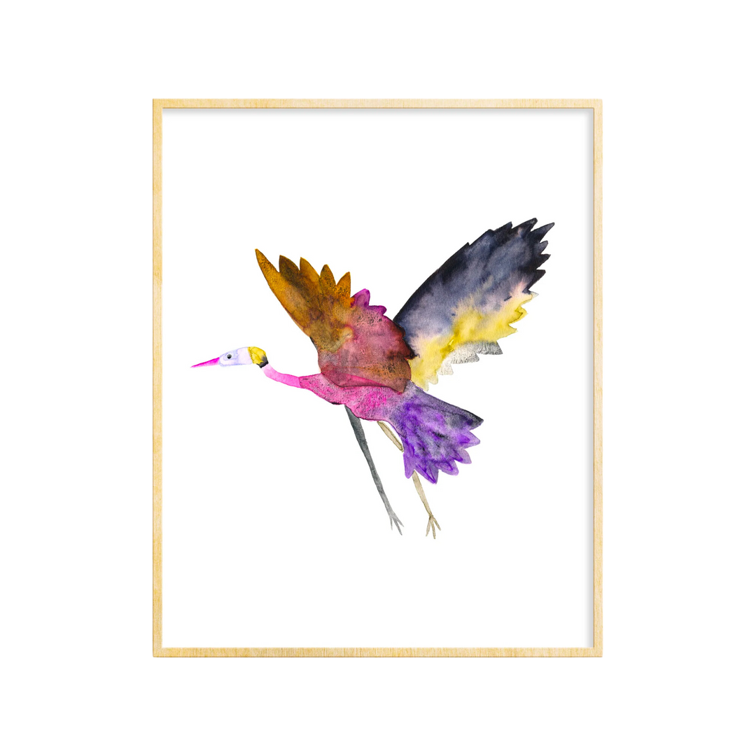 Heron Art Print
