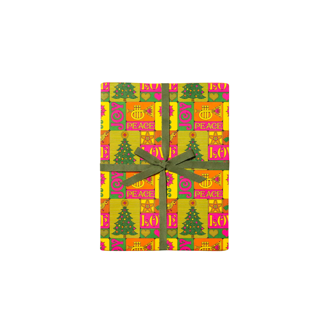 Peace, Love, Joy Gift Wrap