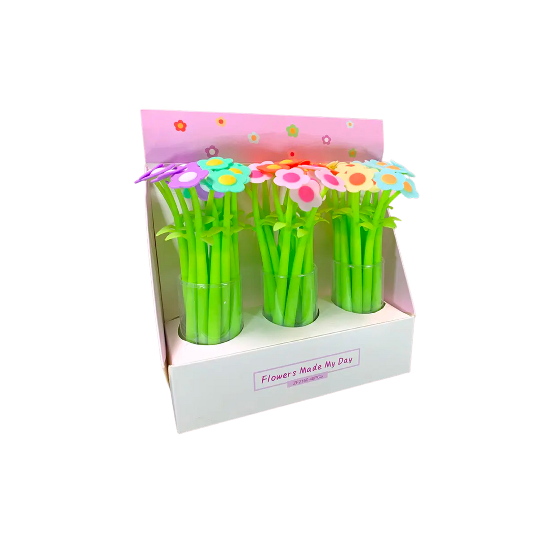 Colorful Pop Daisy Gel Pens