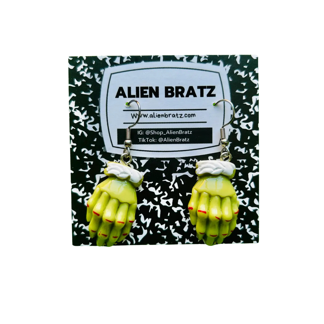 Zombie Hand Earrings